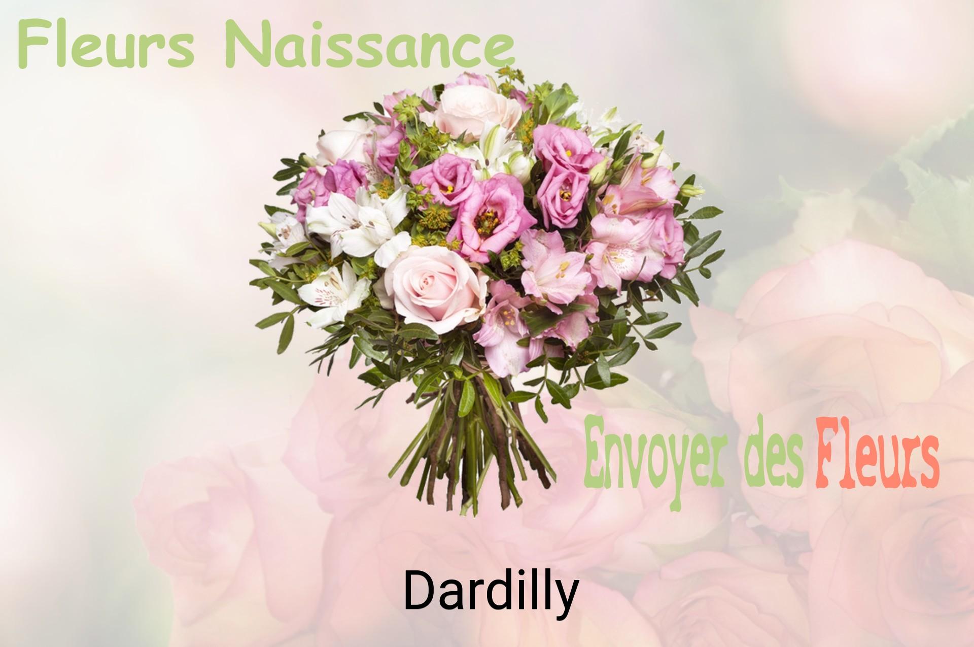 Bouquet de fleurs de naissance livré à Dardilly